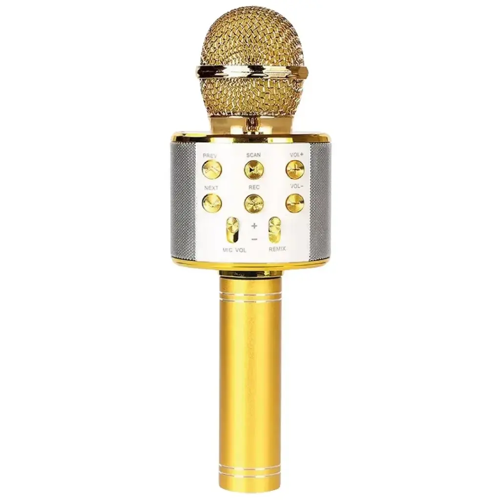SUNIX MCF10 KARAOKE MICROPHONE GOLD
