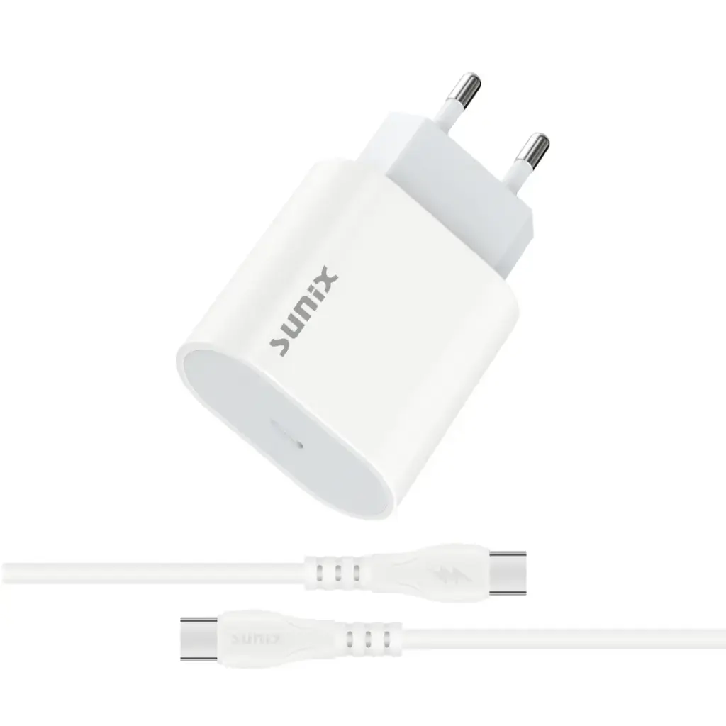SUNIX S26 SET CHARGER WITH USB-C TYPE-C CABLE
