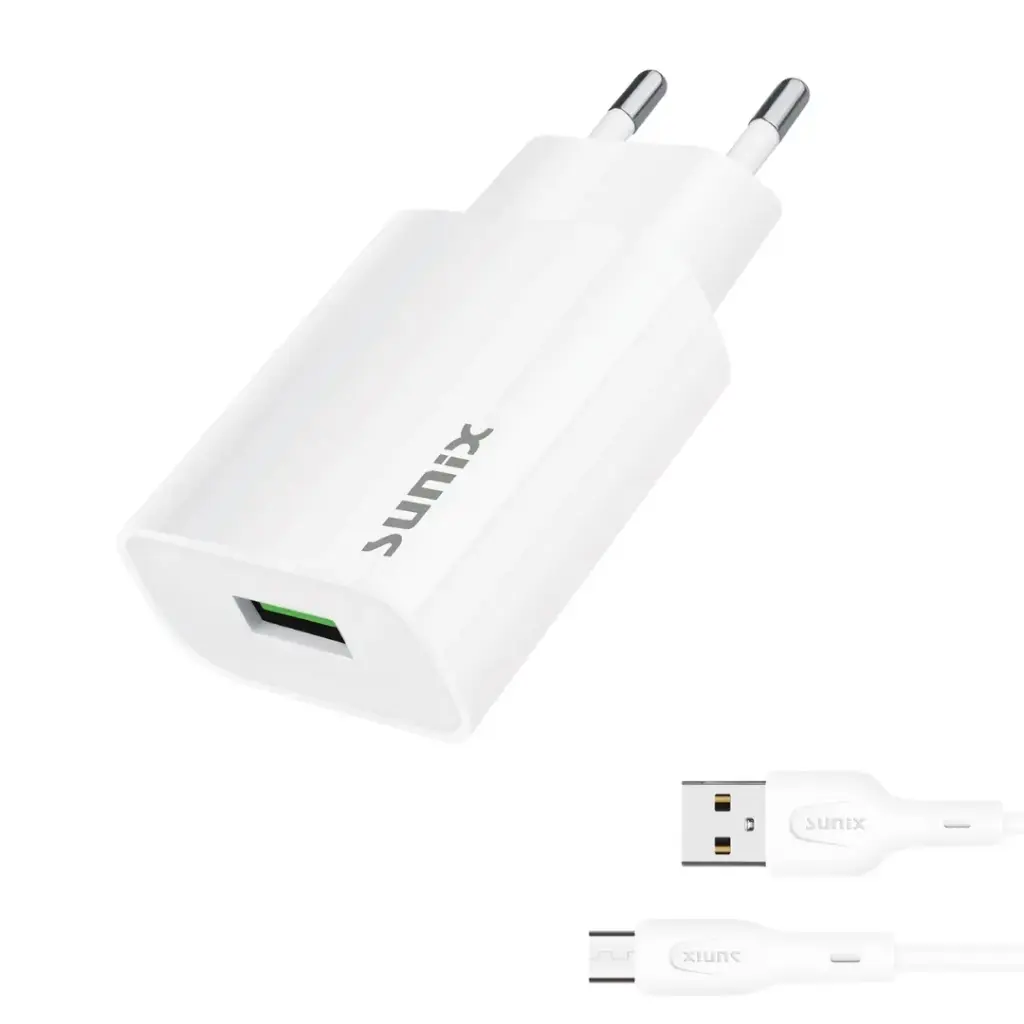 SUNIX S27 SET CHARGER 2.6A WITH MICRO CABLE