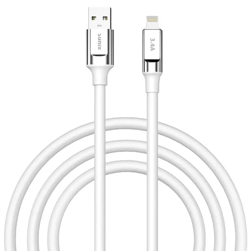 SUNIX SC64 LIGHTNING CABLE WHITE