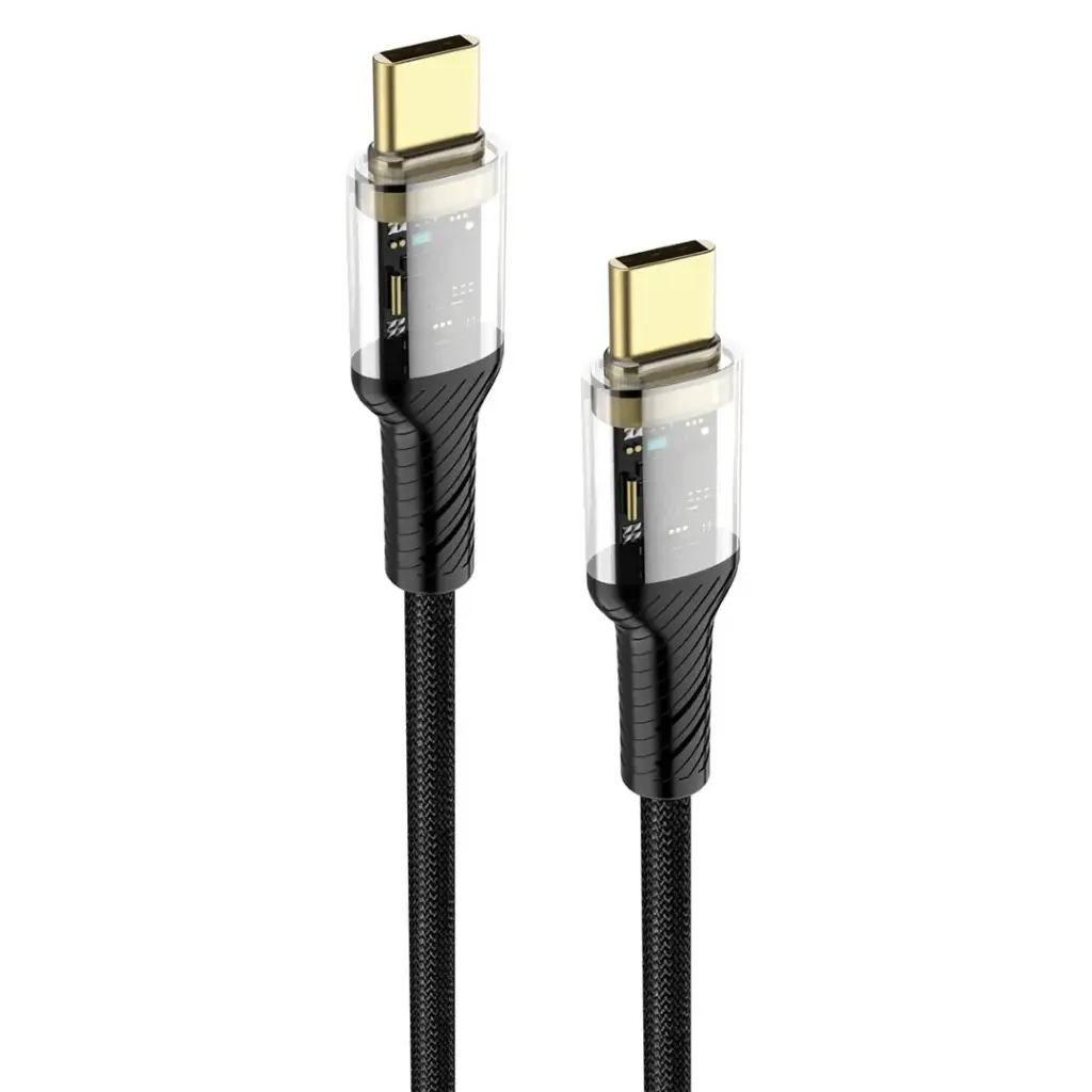 SC87 Type-C auf Type-C Kabel – Schwarz