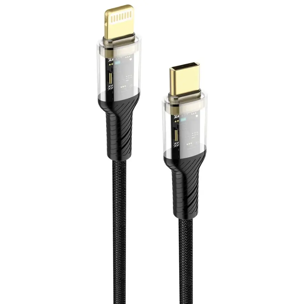 SC88 TYPE-C TO LIGHTNING CABLE BLACK
