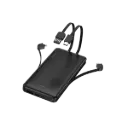 SHAZA 4IN1 POWERBANK 10000 mAh SCHWARZ