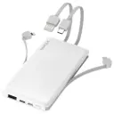 SHAZA 4IN1 POWERBANK 10000 mAh WEISS