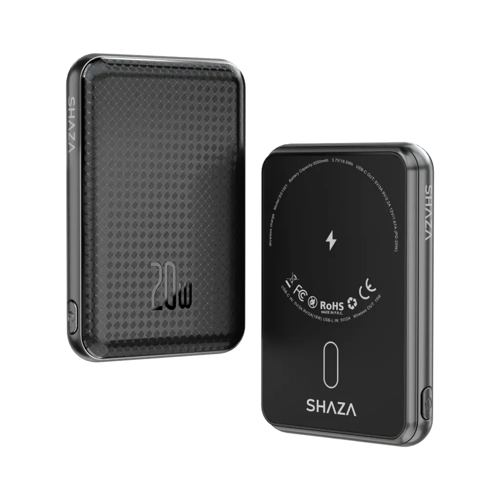 SHAZA MAGSAFE POWERBANK 5000 MAH BLACK
