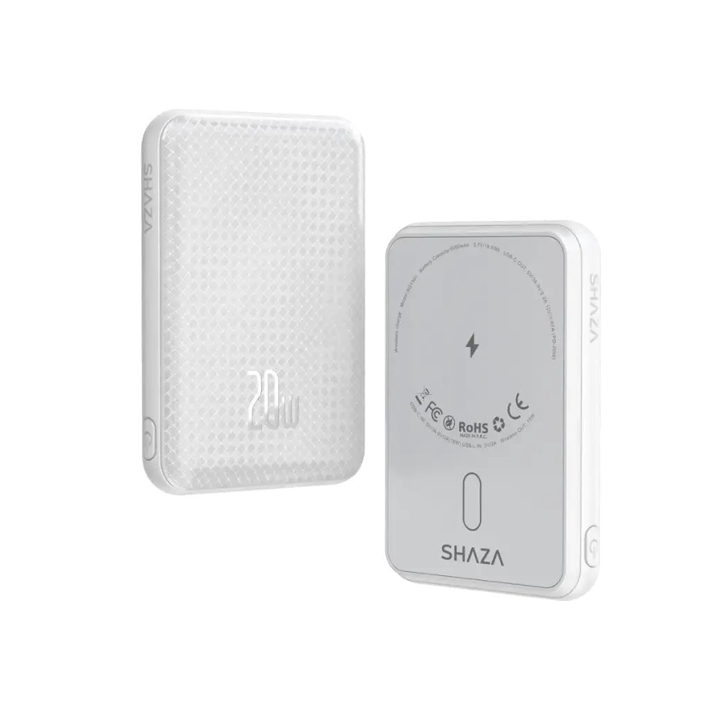 SHAZA MAGSAFE POWERBANK 5000 MAH WHITE