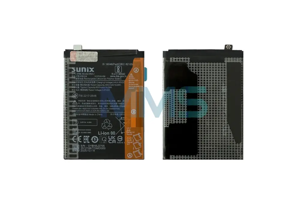 Sunix Akku für Xiaomi 12T/12T Pro/Poco X5/Redmi Note 12/BN5J