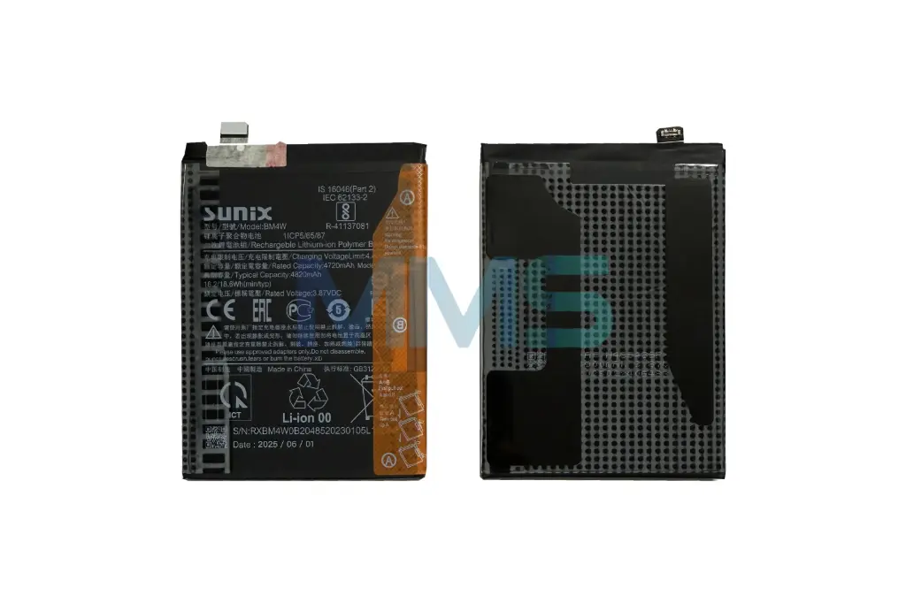 Sunix Akku für Xiaomi Redmi Mi 10T Lite 5G BM4W