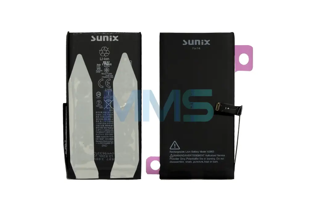 Sunix Premium Akku für iPhone 14 (3600 mAh)