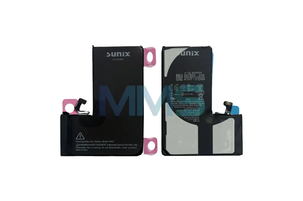 Batería Sunix Premium para iPhone 15 Pro (3450 mAh)