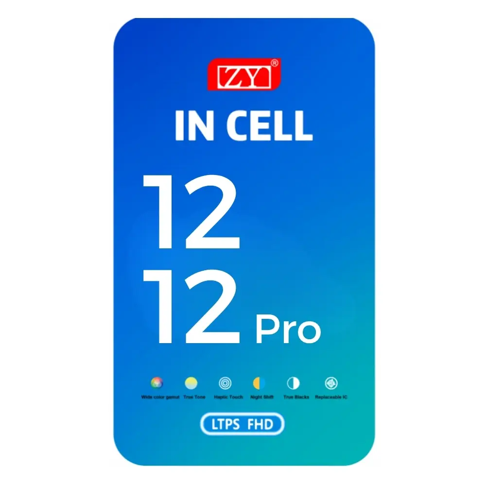 ZY INCELL DISPLAY FOR IPHONE 12 / 12 PRO (FHD)