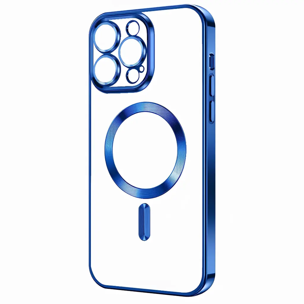 IPH 14 BUNTE MAGSAFE HÜLLE BLAU