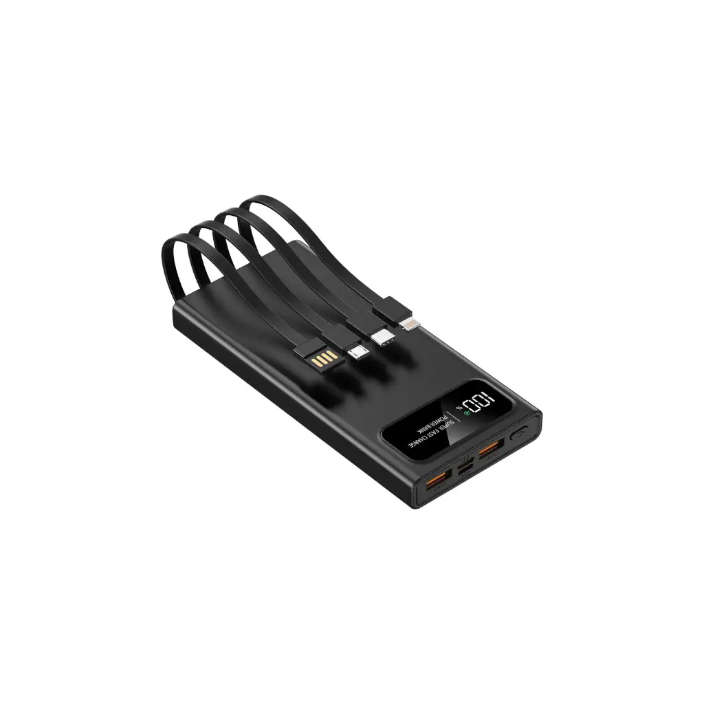 PB88 POWERBANK 12000 MAH 4IN1 22,5W BLACK