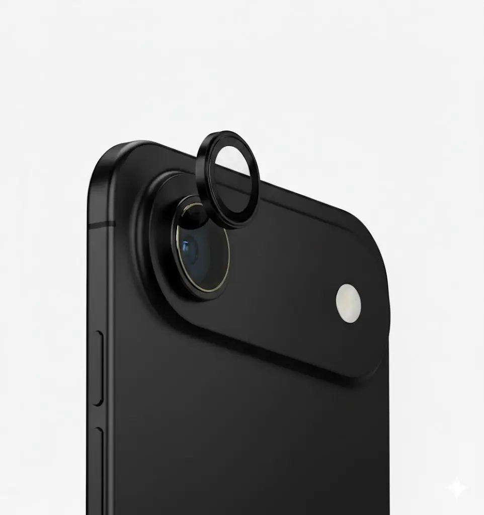 iPhone 17 Air Kameraschutz – Schwarz