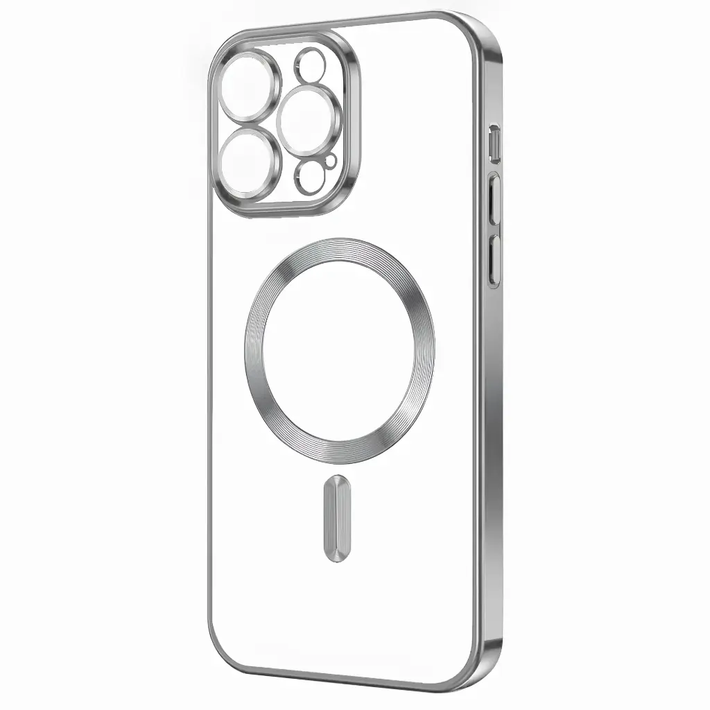 iPhone 17 Bunte MagSafe Hülle – Silber
