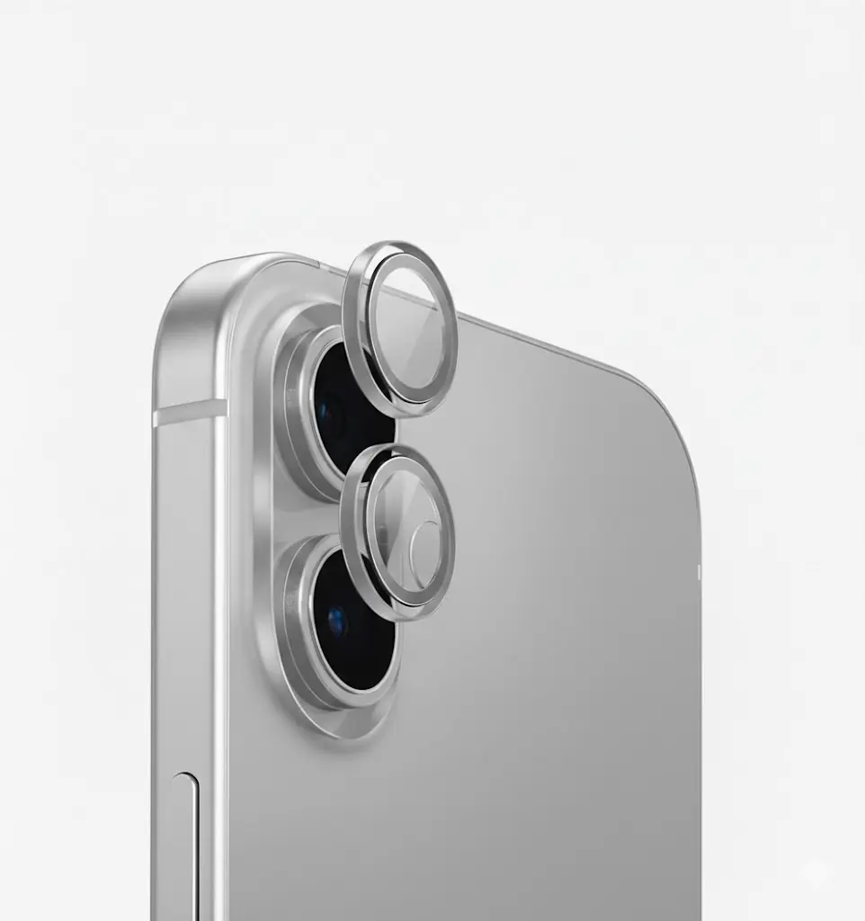 iPhone 17 Kameraschutz – Silber