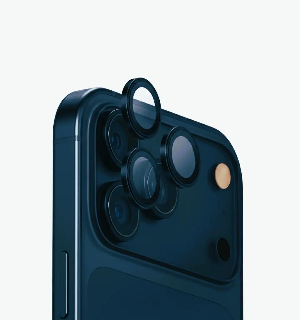 iPhone 17 Pro/iPhone 17 Pro Max Kameraschutz – Dunkelblau