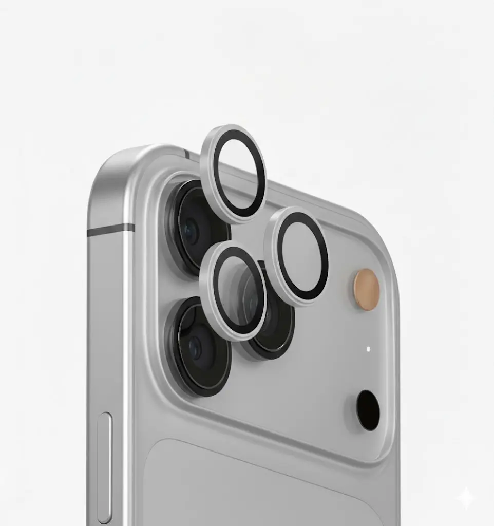 SUNIX CAMERA LENS PROTECTOR FOR IPHONE 17 PRO / 17 PRO MAX  GRAY