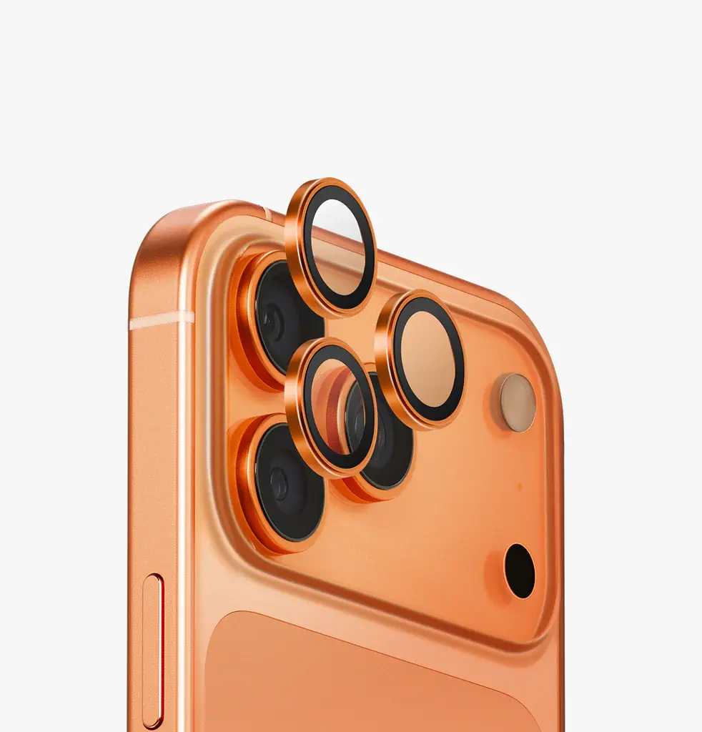 iPhone 17 Pro/iPhone 17 Pro Max Kameraschutz – Orange