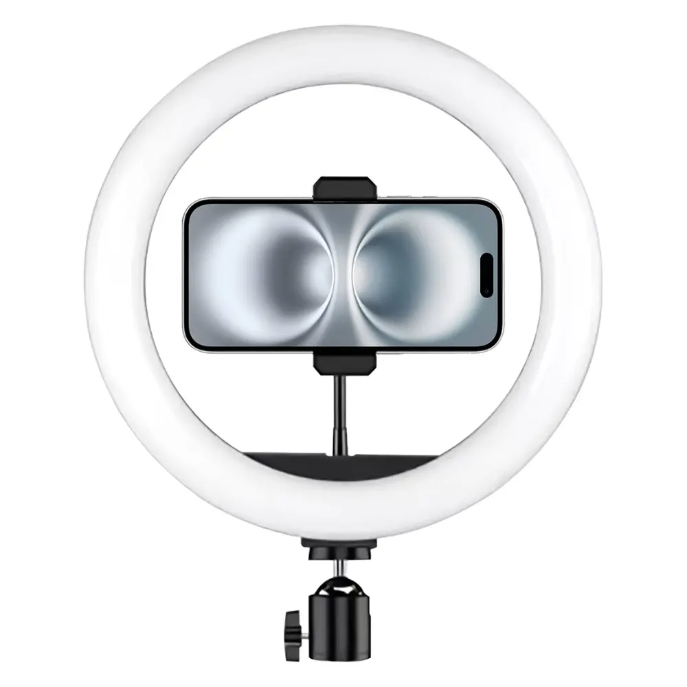 SUNIX MJ33  LUZ ANULAR CON SOPORTE PARA MÓVIL CON TRÍPODE