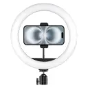 SUNIX MJ33  LUZ ANULAR CON SOPORTE PARA MÓVIL CON TRÍPODE