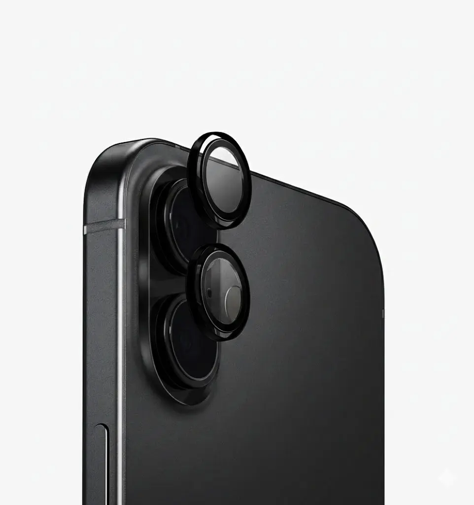 iPhone 17 Kameraschutz – Schwarz