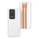 BATERÍA EXTERNA SUNIX PB145 DE 10 000 mAh (CARGA RÁPIDA DE 22,5 W CON CABLE) BLANCA