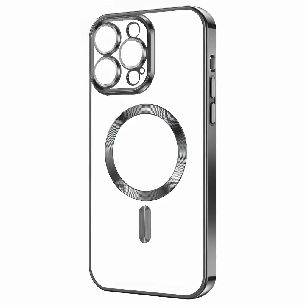 iPhone 14 Bunte MagSafe Hülle – Grau