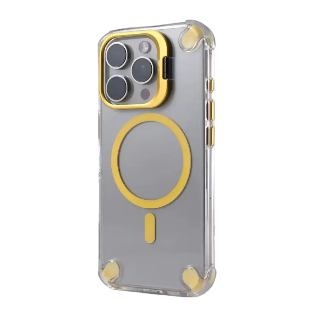 FUNDA SUNIX SHOWY MAGSAFE PARA IPHONE 17 AIR, COLOR ORO CLARO