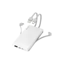 SHAZA 4IN1 POWERBANK 10000 MAH WHITE